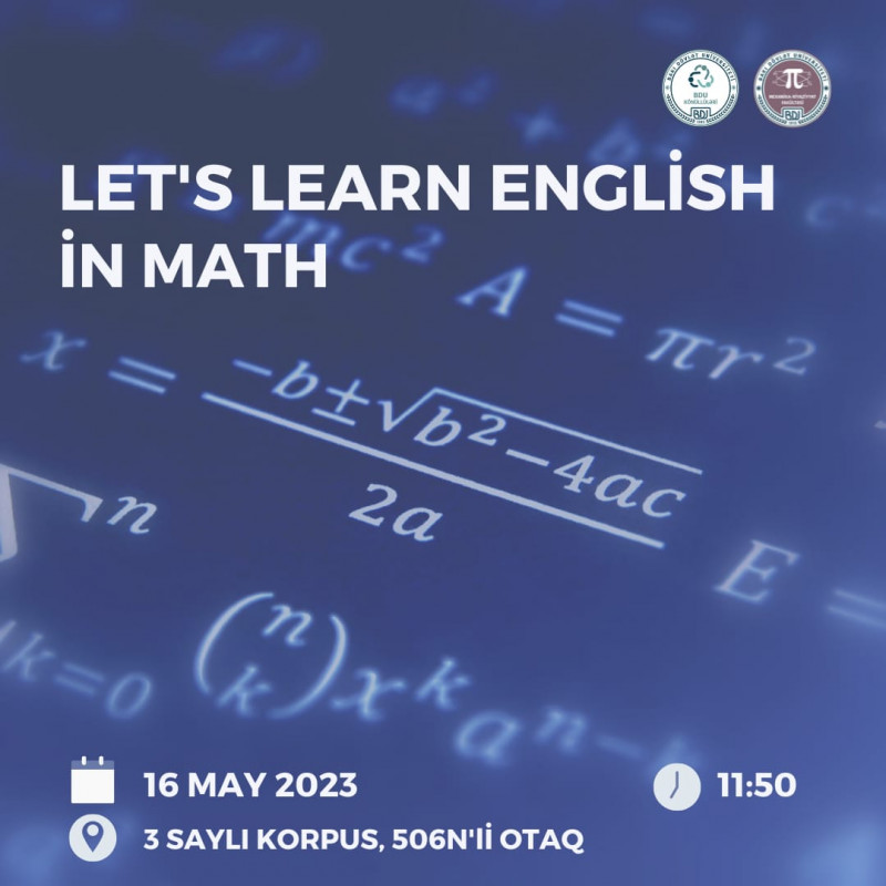 Let's learn Math in English Yarışması